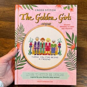 The Golden Girls Cross Stitch Book Kit NIP NWT